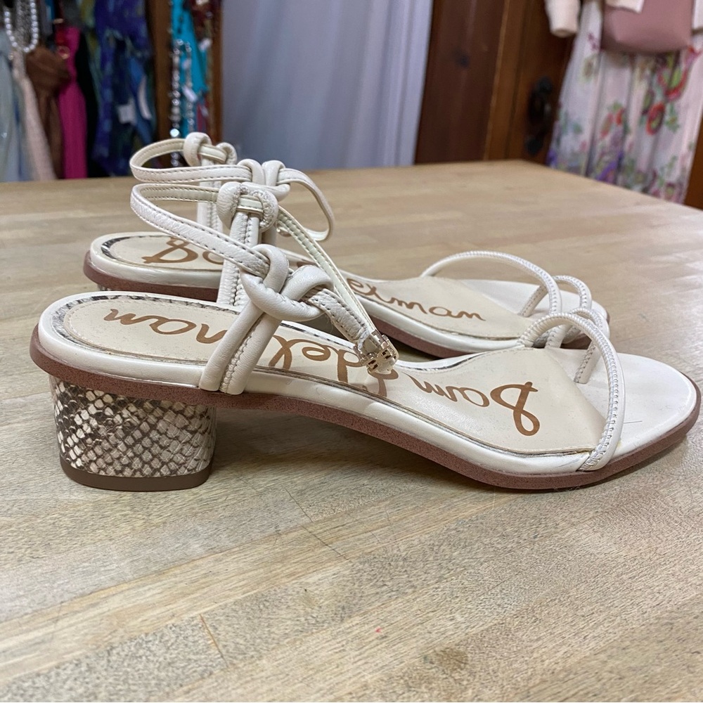 SAM EDELMAN Isle Block Heel Sandals Sz 8.5
